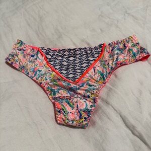 Victoria's Secret Coral Pink Wide Side Thong